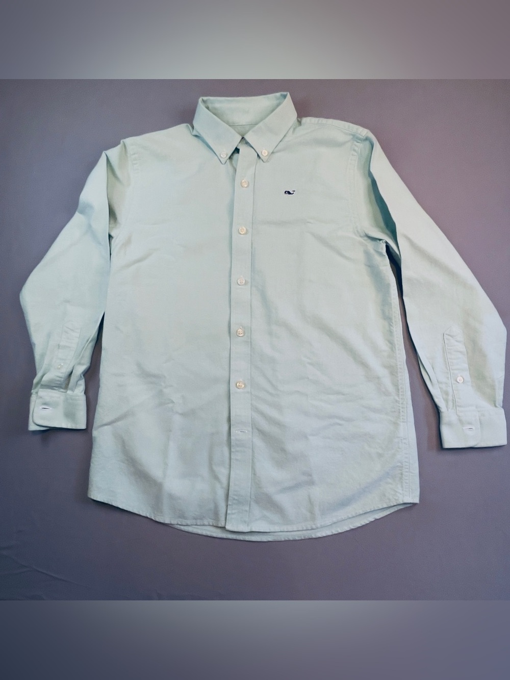 Vineyard Vines Men’s Light Mint Button-Down Shirt